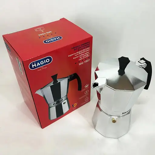 Гейзерная кофеварка Magio MG-1002, 300 мл (на 6 чашек) 88106 - фото 6