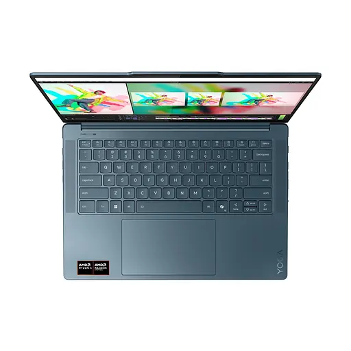 Ноутбук Lenovo Yoga Pro 7 14ASP10, (83LX000CRM), AMD Ryzen AI 9365 до 5,0 ГГц, 14,5" 3K, 32 ГБ, 1 ТБ, AMD Radeon 880M, Windows 11 Home, Tidal Teal - фото 3