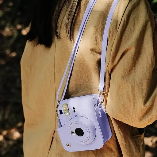 Набор камера Fujifilm Instax Mini 12, Фотобумага 50 шт, Чехол, Фотоальбом 108 фото Фиолетовый - фото 7