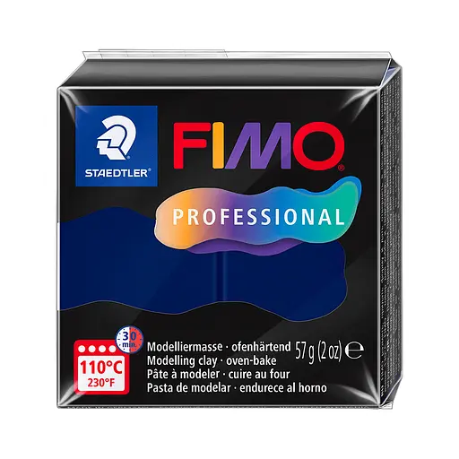 Пластика Professional темная синяя 57г Fimo