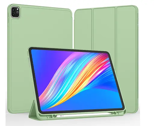 Чохол-книжка CDK для Apple iPad Air 11" M3 2025 екошкіра/силікон Smart Case cлот стилус (011190) light green - фото 2