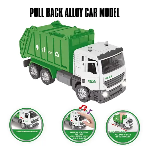 Спецтехника металлическая, CLM81K, свет, звук (В ассортименте) - фото 4