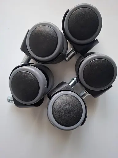 Комплект премиальных роликов для офисных кресел 11 мм (5 шт.) - фото 1