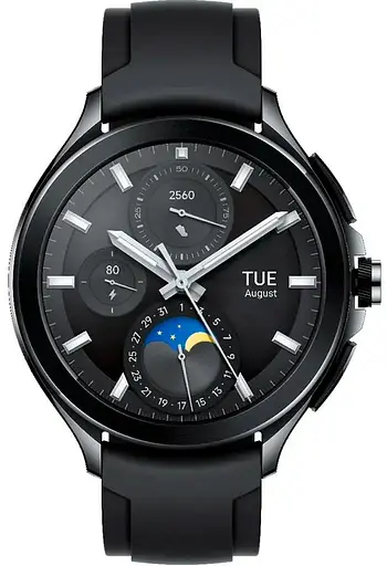 Смарт-годинник Xiaomi Watch 2 Pro LTE Black Case with Black Fluororubber Strap - фото 3