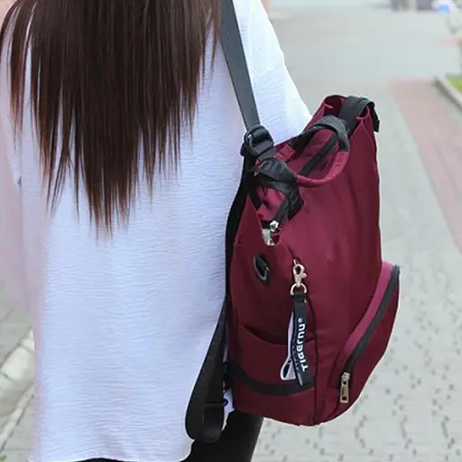 Міський рюкзак-сумка жіноча Tigernu T-S8169 12л для ноутбука 14" Red (17064) - фото 3