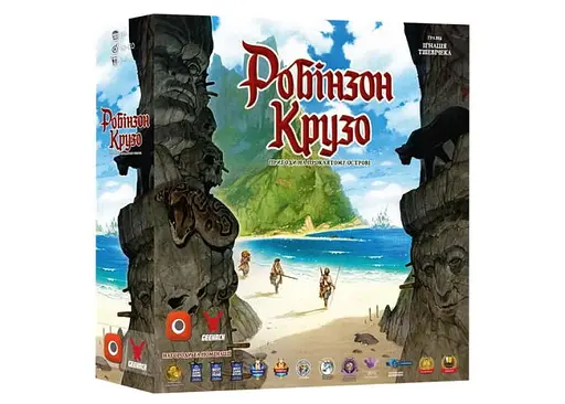 Настольная игра Geekach Games Робинзон Крузо. Приключения на проклятом острове (Robinson Crusoe: Adventures on the Cursed Island) (укр.) (GKCH0264)