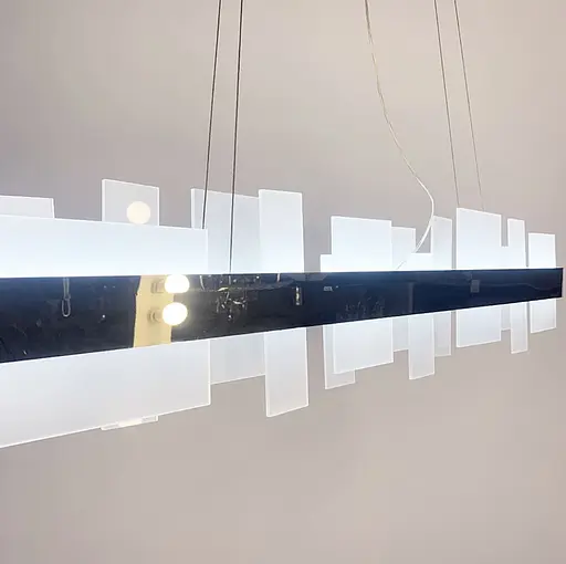 Стильная люстра в удлиненном латунном корпусе Line.F SGA 15-1000 L - фото 5