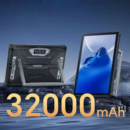 Планшет Oukitel RT7 5G 10.1" FHD+ /12GB/256GB/Dimensity720/ 32000mAh/ 48+32Мп /IP69K /NFC/ LTE Blue - фото 7