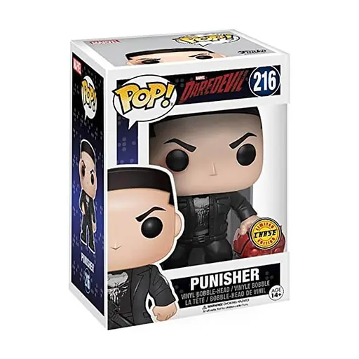 Фігурка Funko Pop Шибайголова Каратель Чейз Daredevil Punisher Chase 10 см FP D P C 216 - фото 3