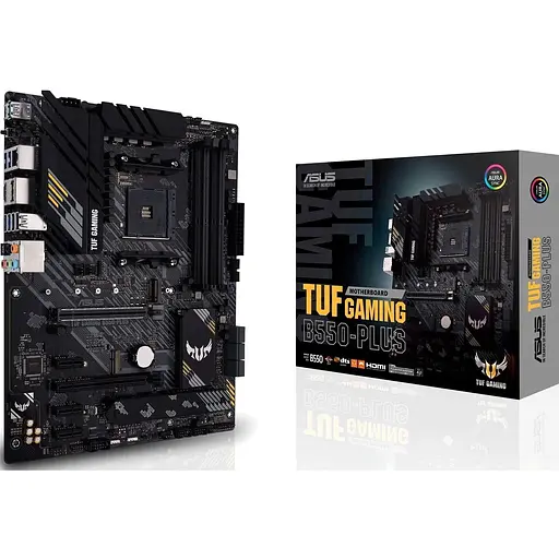 Материнская плата Asus TUF Gaming B550-PLUS sAM4 B550 4xDDR4 M.2 HDMI DP ATX - фото 5