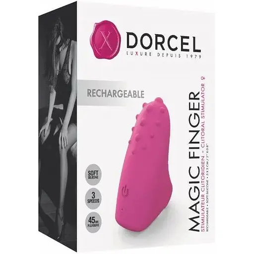 Вибратор на палец Dorcel Magic Finger Rose - фото 6