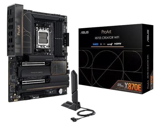 Материнська плата Asus X870E-Creator ProArt Wi-Fi Socket AM5 (ProArt X870E-CREATOR WIFI)