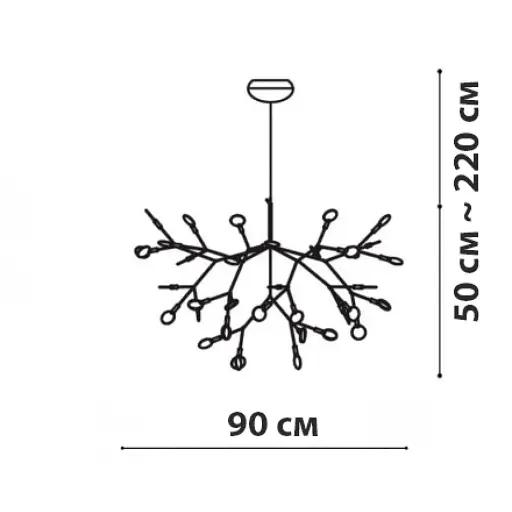 Підвісна люстра Friendlylight Petals 98 FL5217 - фото 4