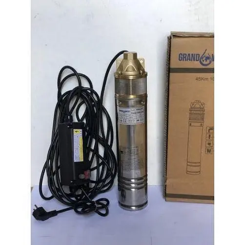 Насос глибинний GrandWater 4SKM100 0,75 кВт H61м з пультом 30412 - фото 9