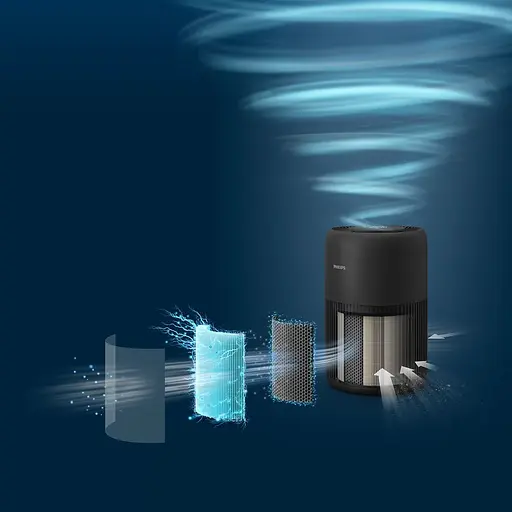 Очиститель воздуха Philips PureProtect Mini 900 темно-серый (AC0951/13) - фото 7