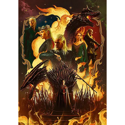 Пазл Гра престолів: Дім Дракона - 1000 шт. TREFL 12068 - фото 2