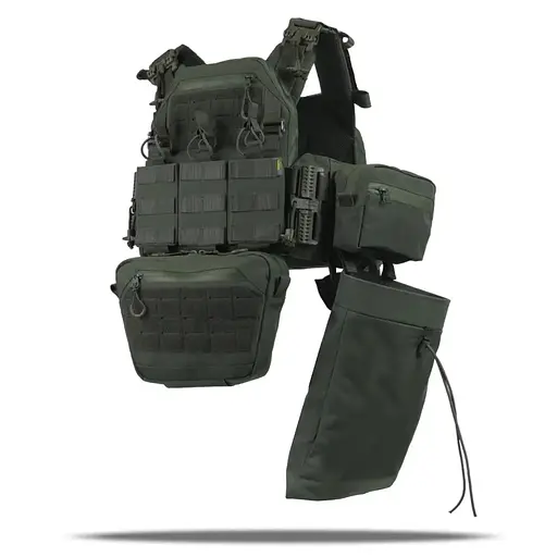 Плитоноска Kiborg GU gen.2 + 6 подсумков Khaki (1000-k55000) - фото 4