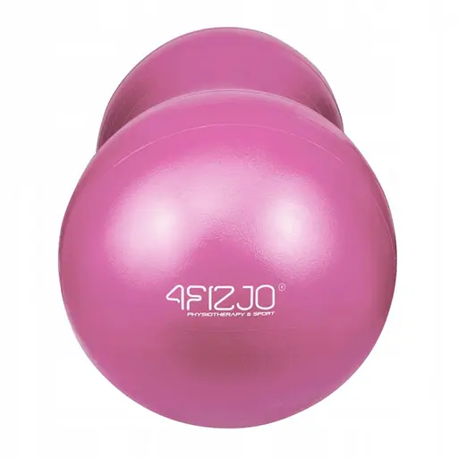 М'яч для фітнесу (арахіс) 4FIZJO Air Ball Peanut 45 x 90 см Anti-Burst Pink (P-5907739318565) - фото 4