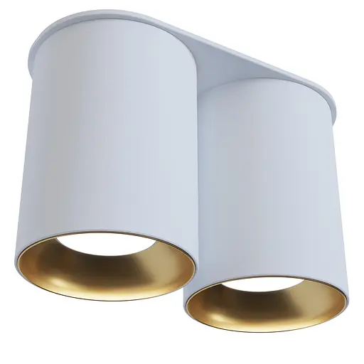 Точечный спот BP 80 DUO PikArt арт. 29700 Золотой/белый - фото 1