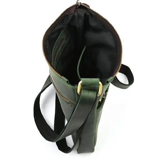 Чоловіча шкіряна сумка через плече TARWA 22х25.5х4 см sum0028330 - фото 7