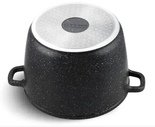 Набір дві каструлі казани з кришками Edenberg EB-8133, 4 предмети чорний - фото 4