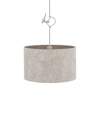 Підвісний світильник, люстра Nowodvorski 11664 Cedro S E27 1x15W IP20 світло-сірий - фото 5