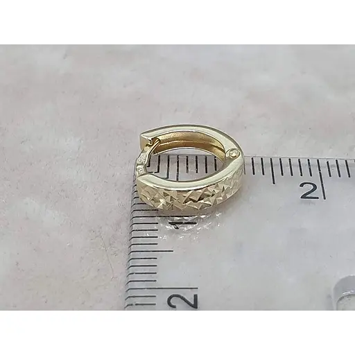 Золоті сережки Tango з алмазною гранню. 470334М - фото 5