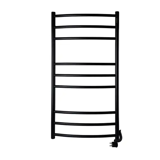 Полотенцесушитель UNIO LDE ER 1000-500-9 BLK Лестница Дуга Элит черная (21557) - фото 1