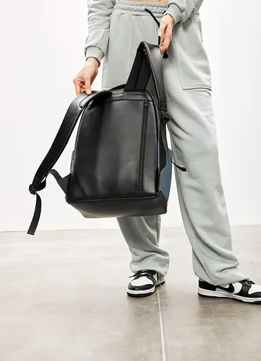 Жіночий рюкзак Sambag Zard MOD чорно-синій 40 х 28 х 14 см (25438115) - фото 5