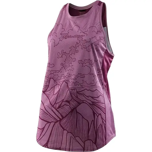 Майка TLD Wmns Luxe Tank Micayla L Rosewood Troy Lee Designs (1106-372958004)