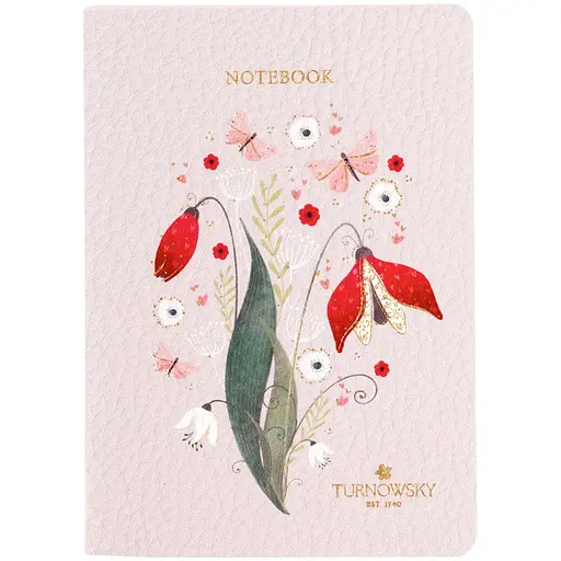 Книга записна Axent Turnowsky Secret Garden А6 60 аркушів у клітинку (8711-2-A-TR)