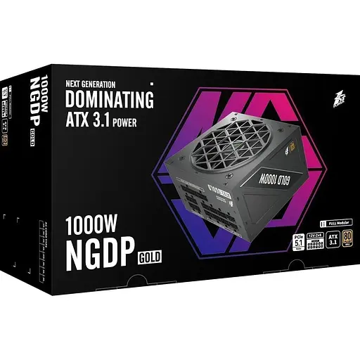 Блок живлення 1stPlayer HA-1000BA4 Black (NGDP-GLD-1000-BK) [140499] - фото 8