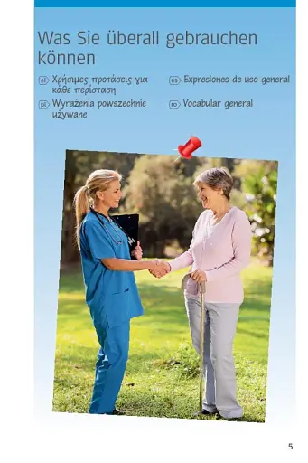 Deutsch in der Pflege. Buch mit MP3-Download (Griechisch, Spanisch, Polnisch, Rumаnisch) - фото 2