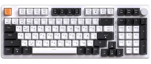 Клавиатура GamePro MK170W Outemu Red Hot-Swap RGB USB White (MK170W) - фото 2