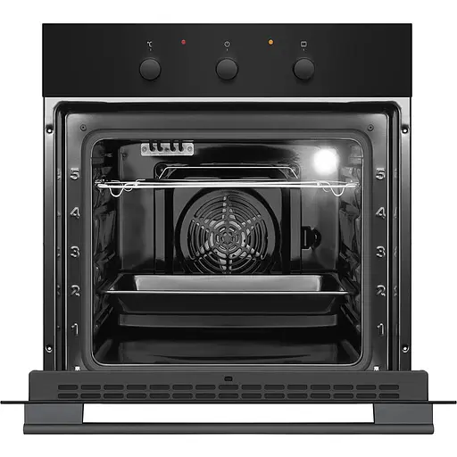 Духовка электрическая Hansa 60 см 62 л A гриль эмаль легкого очищения черный - фото 3