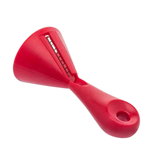 Терка спіральна для овочів та моркви по-корейськи ніж для спіральної нарізки 15.5 см, Kitchen Master Червоний 85721 - фото 2