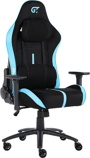 Геймерське крісло GT Racer чорне із синім (X-2565 Black/Blue) - фото 3