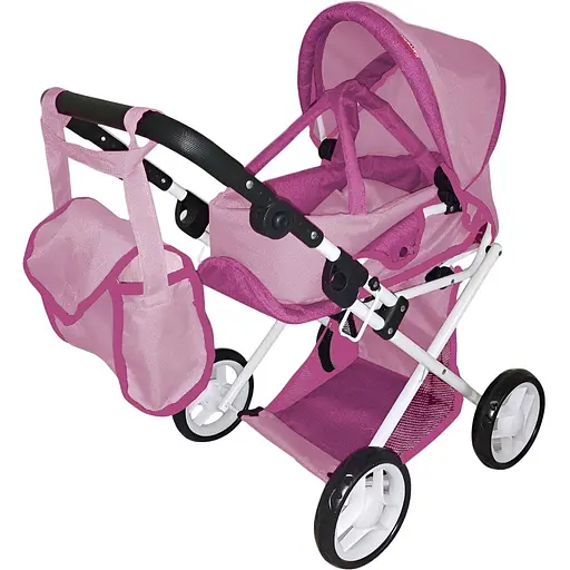 Кукольная коляска Carrello Unico 9346 Rose
