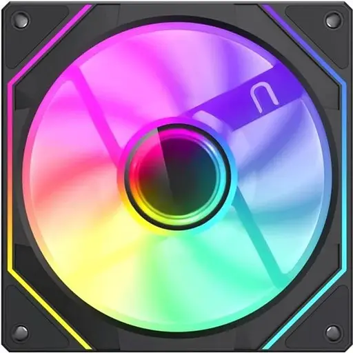 Вентилятор 120 мм GameMax FN12A-S8I черный 120х120х25 мм ARGB подсветка 800-1600 об/мин до 31.21 дБ - фото 1