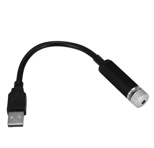 USB-проектор зоряного неба для автомобіля LED-світильник гнучкий портативний лампочки червоного кольору - фото 2