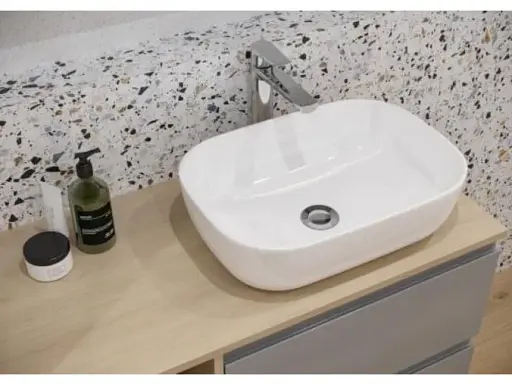 Раковина на столешницу Cersanit Moduo прямоугольная 50 см. K116-050 30412 - фото 4