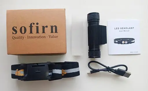 Налобний ліхтар Sofirn H25LR із синім світлом 800лм USB-C (без акумулятора) - фото 3