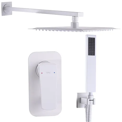 Душевая система Topaz Lexi TLG 21205-H57-W, Белый - фото 6