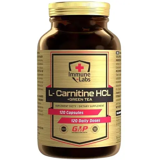 Жиросжигатель Immune Labs L-Carnitine HCL + Green Tea 120 caps