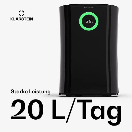 Осушитель воздуха Klarstein DryFy Pro Connect 20 (10045550) Черный - фото 3