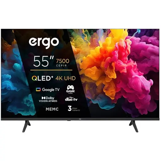 Телевізор Ergo QLED 55" 55JUQ7500