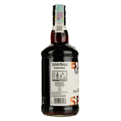Уценка. Набор Captain Morgan Party Box: Ромовый напиток Captain Morgan Spiced Gold, 0,7 л, 35% + Ромовый напиток Captain Morgan Spiced Black, 0,7 л, 40% - фото 7