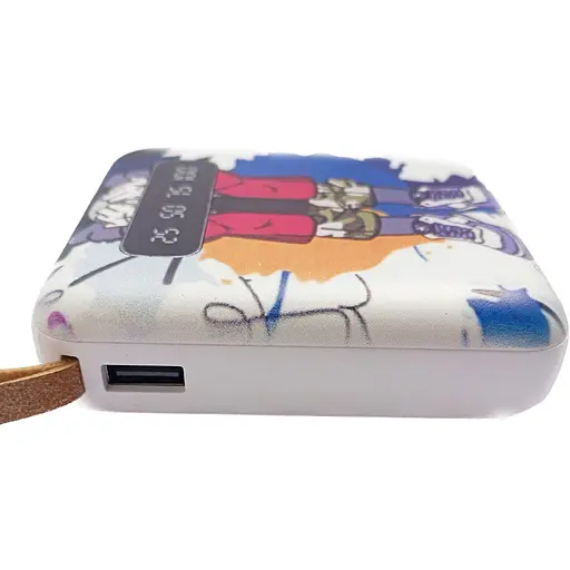 УМБ Power Bank 5000mAh повербанк с экраном и фонариком 4 в 1 Kaws (11224) - фото 3