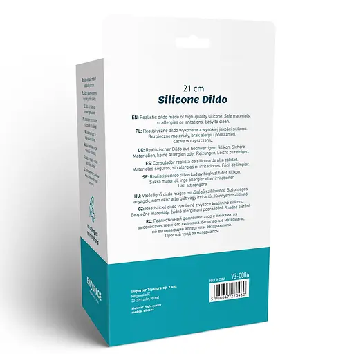 Фалоімітатор Erospace Natural Play D4 21 см тілесний - фото 9