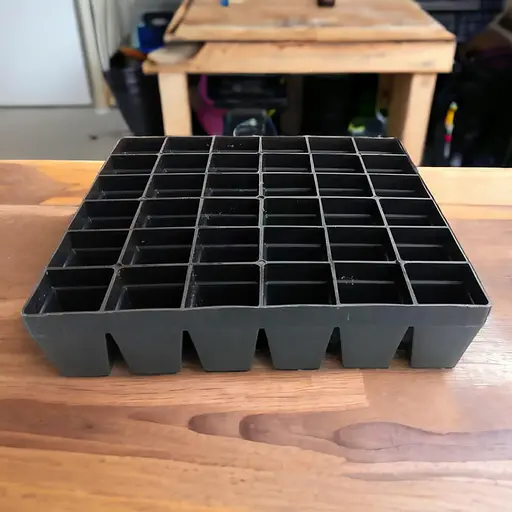 Кассета для рассады на 36 ячеек 19.5 × 19.5 × 4.5 см Черный 88090 - фото 5